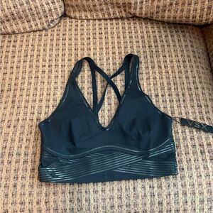 Victoria's Secret Black Strappy Sports Bra